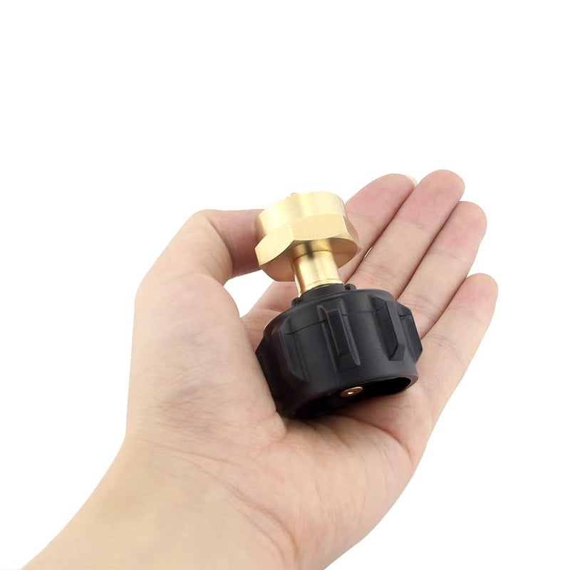 Hooshing Propane Refill Adapter for 1lb Propane Tanks QCC1 Regulator Valve Fits QCC1/Type1 Propane Tank, Pack of 1 - Image 4
